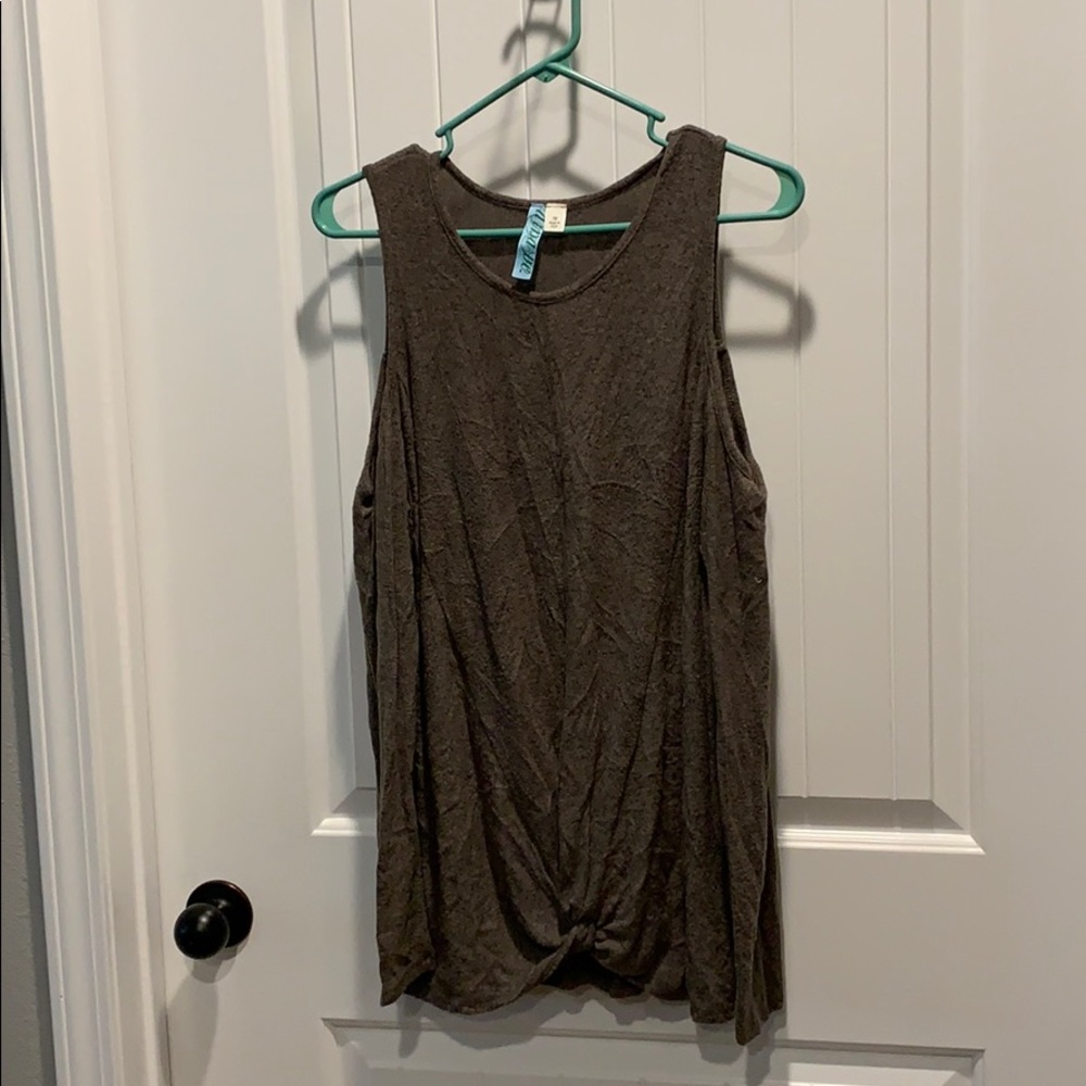 Long sleeved green sweater